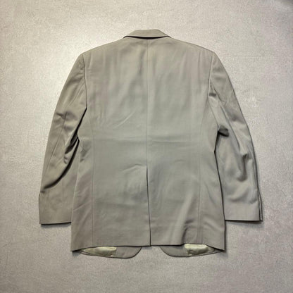 90s Burberry tailored jacket gray beige suit spring autumn winter blazer old
