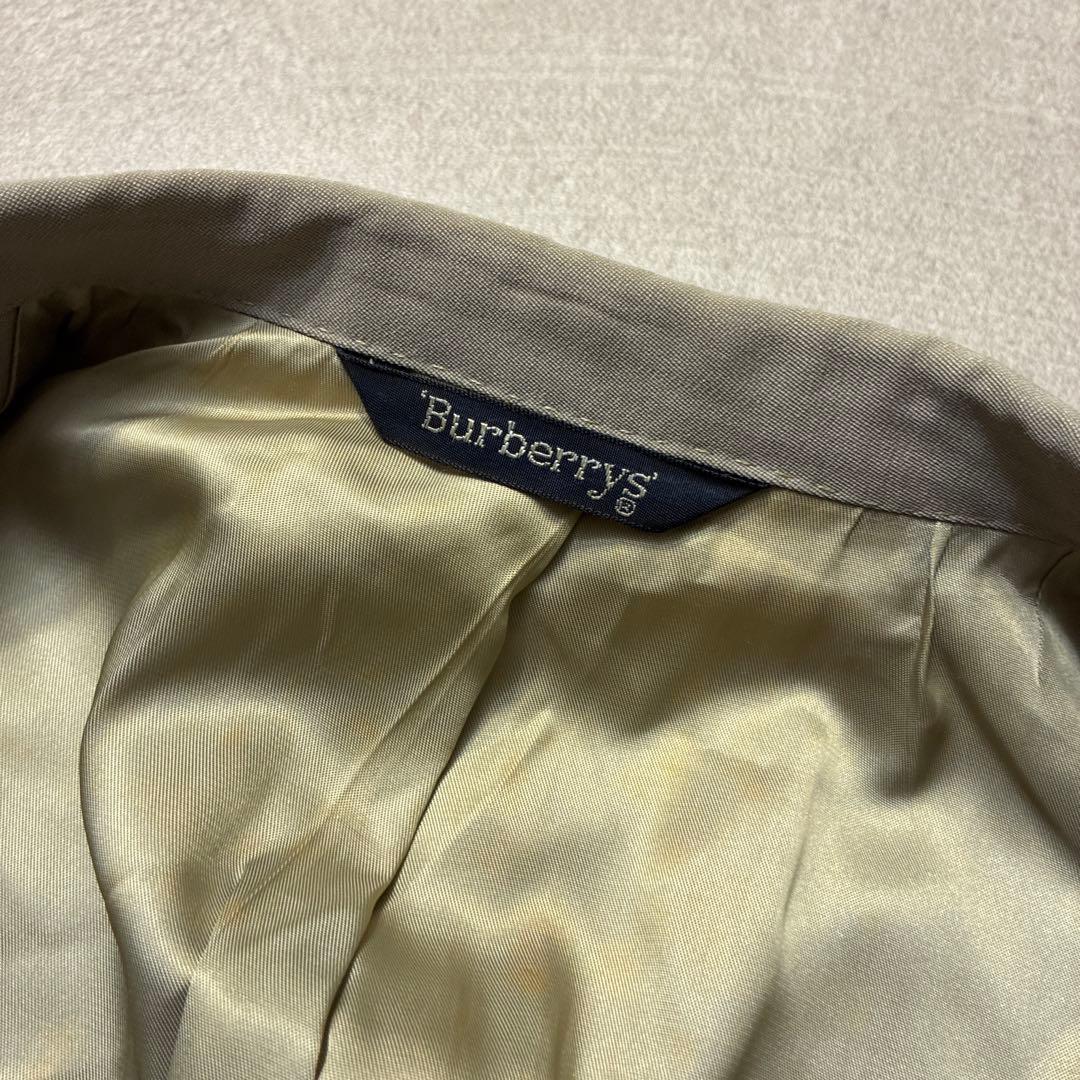 90s Burberry tailored jacket gray beige suit spring autumn winter blazer old