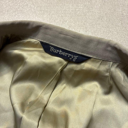 90s Burberry tailored jacket gray beige suit spring autumn winter blazer old
