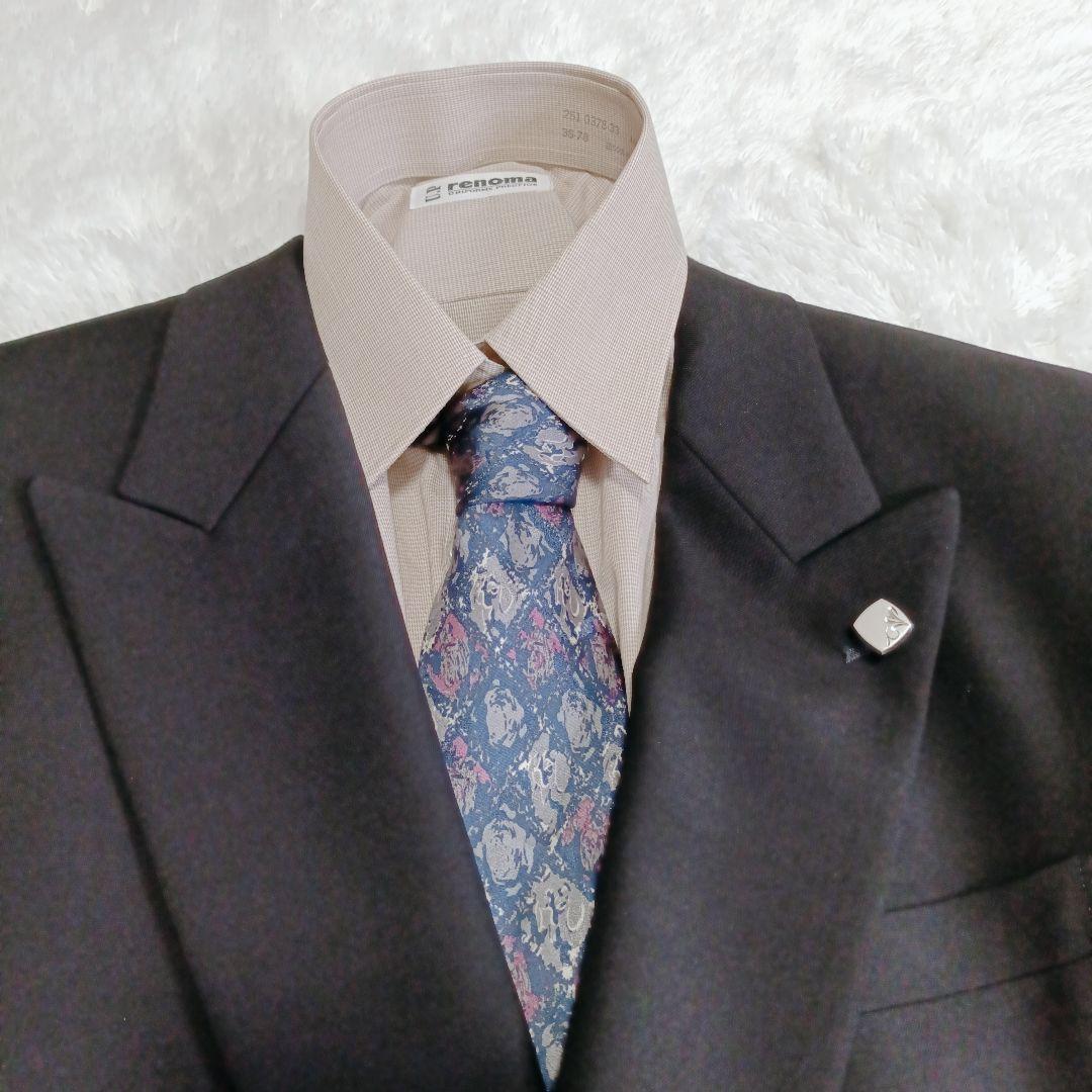 5-piece set double suit setup black lapel pin y2k coming-of-age ceremony