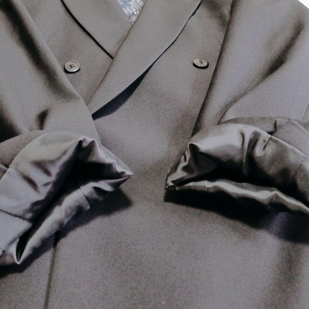 5-piece set double suit setup black lapel pin y2k coming-of-age ceremony