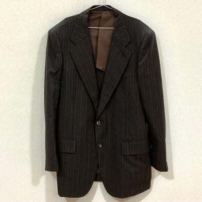 [Eisenbergs] Cashmere blend striped set-up suit 1 size