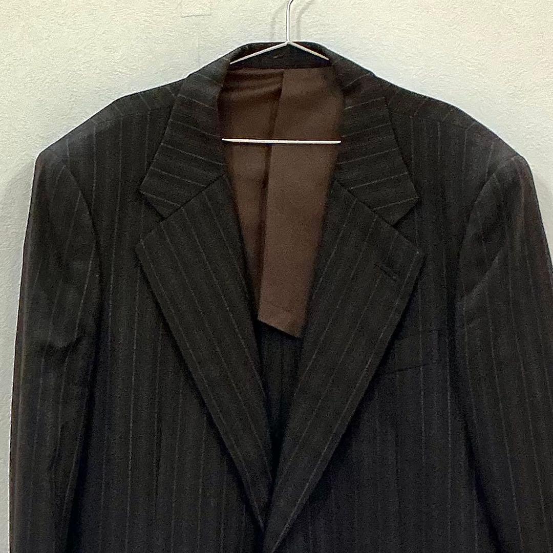 [Eisenbergs] Cashmere blend striped set-up suit 1 size