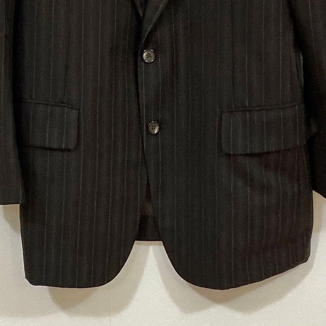 [Eisenbergs] Cashmere blend striped set-up suit 1 size