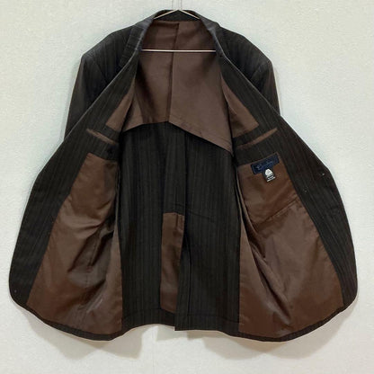 [Eisenbergs] Cashmere blend striped set-up suit 1 size