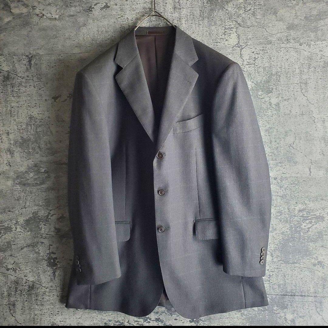 Three Piece Window Pen Setup Suit Charcoal Gray