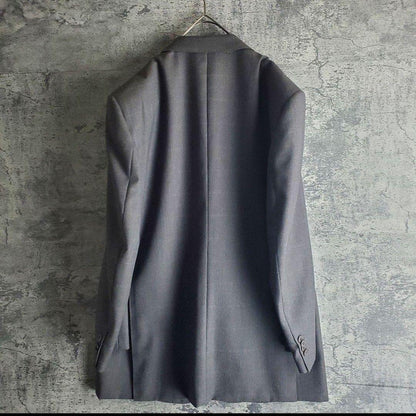 Three Piece Window Pen Setup Suit Charcoal Gray