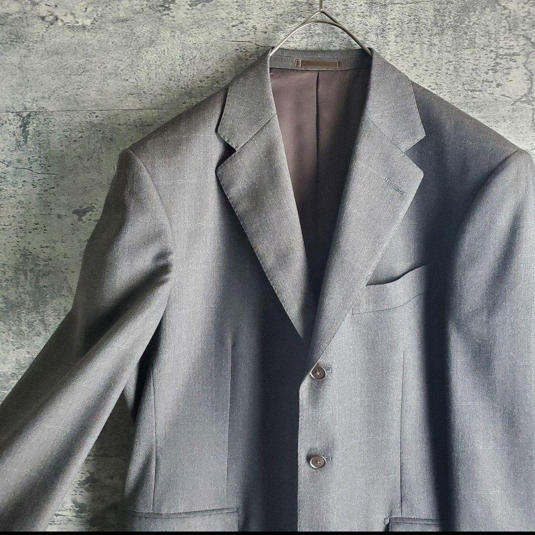 Three Piece Window Pen Setup Suit Charcoal Gray