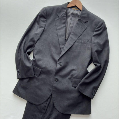 AB6 size Brooks Brothers Dark Gray Suit Setup Made in Japan