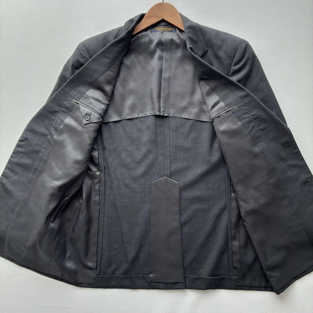AB6 size Brooks Brothers Dark Gray Suit Setup Made in Japan