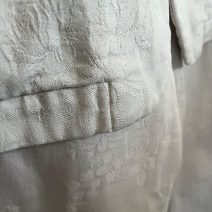 2000SS “Gobelin Period” Floral Jacquard Tailored Jacket + Tapered Pants
