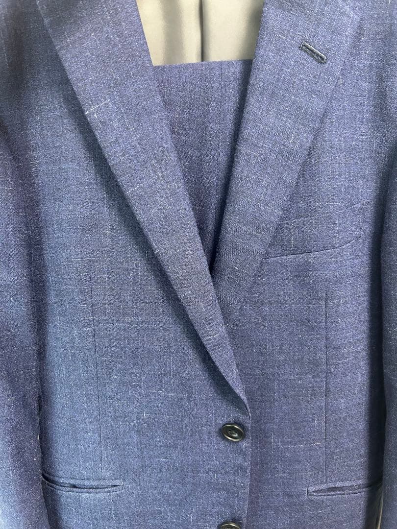 ⭐︎Spring/Summer FABRIC TOKYO Men's Setup Suit Navy Blue