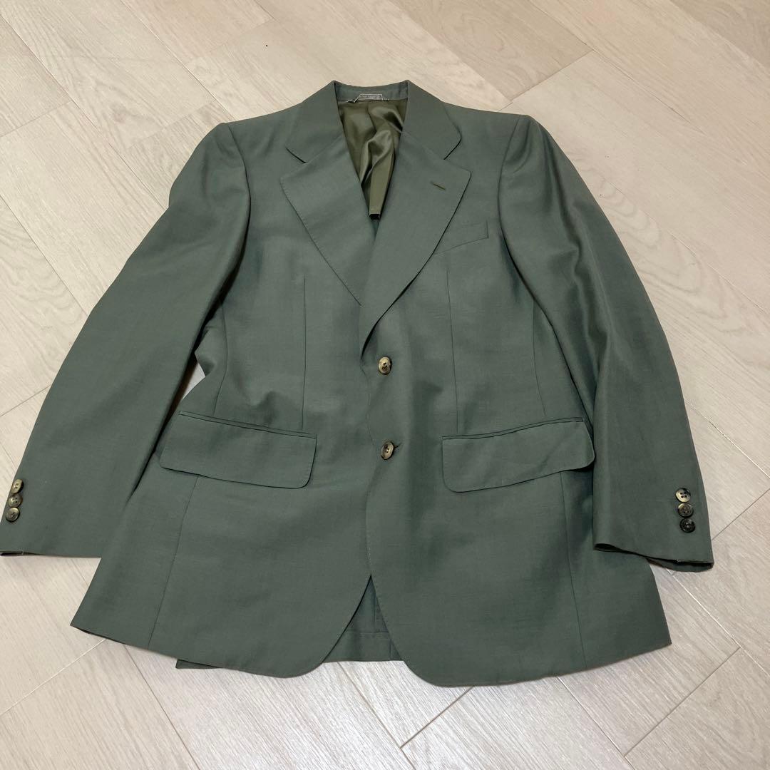 Rare color mint green GRITTI Zegna men's suit setup M