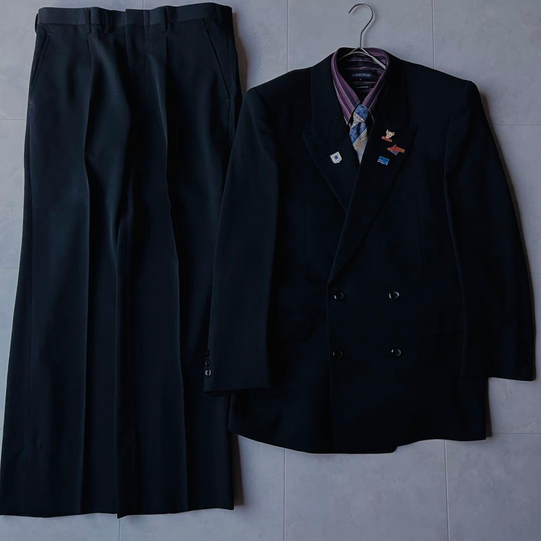 90s Double Suit Dior Tie Shirt Pins Superb 5 Piece Set