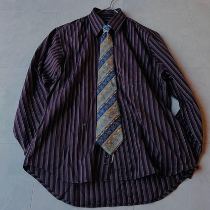 90s Double Suit Dior Tie Shirt Pins Superb 5 Piece Set