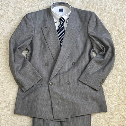 ✨Good condition✨ ALUPPACCIO double breasted business casual gray M