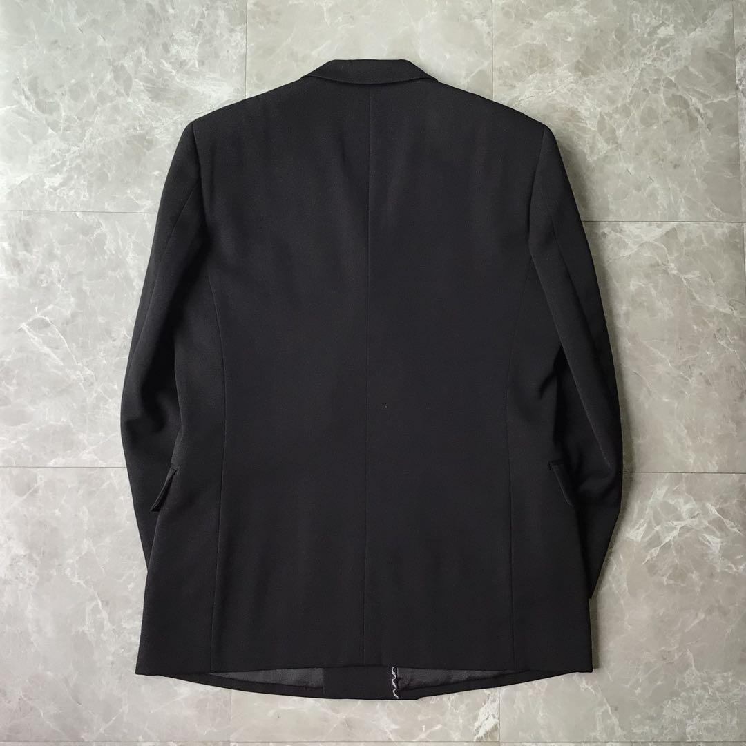 00s vintage double breasted suit setup black ceremony A3