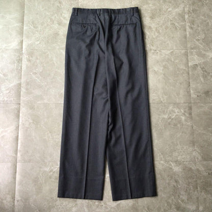 Vintage Double Breasted Suit Setup Dark Gray Wool Mode