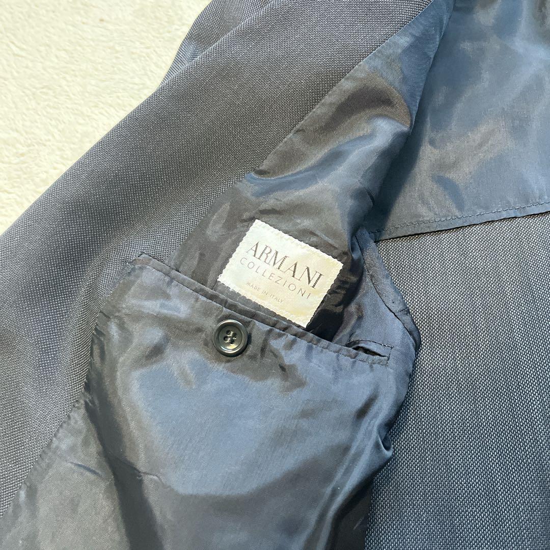 Very good condition Armani Collezoni navy unlined suit 44 S-M size