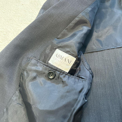 Very good condition Armani Collezoni navy unlined suit 44 S-M size