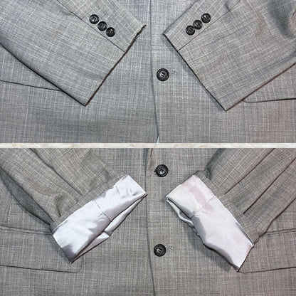 Very good condition vintage setup AB8 gray wool blend large size