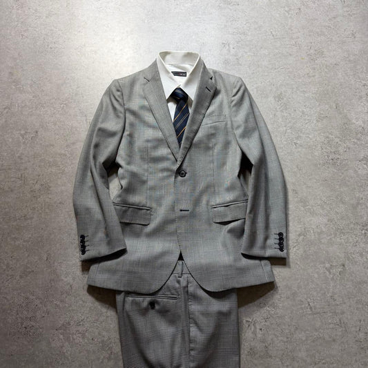 Men's Vintage Checkered Setup Suit Good Condition S-M Equivalent