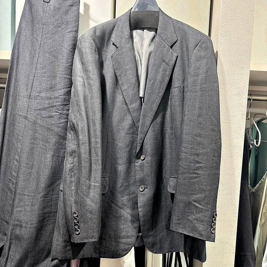Vintage Burberrys 100% linen suit A6