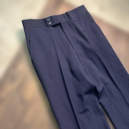 7LA1 Setup Suit Top and Bottom Set Navy Plain Men's Classic Old Clothes