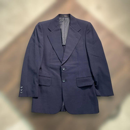 7LA1 Setup Suit Top and Bottom Set Navy Plain Men's Classic Old Clothes