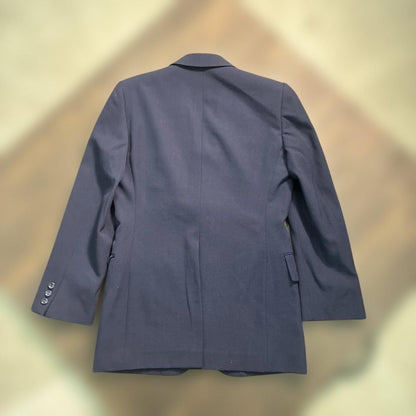 7LA1 Setup Suit Top and Bottom Set Navy Plain Men's Classic Old Clothes