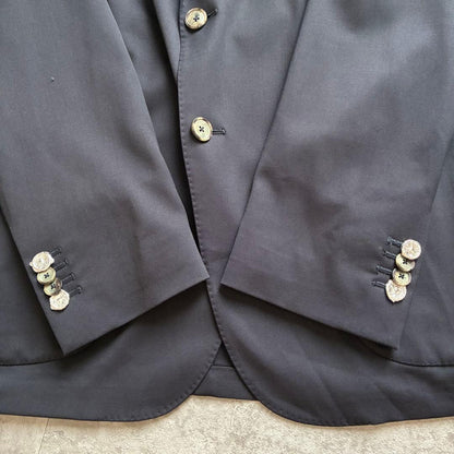 Good Condition Kamakura Shirt Navy Setup Made in Italy Suit XL Stretch