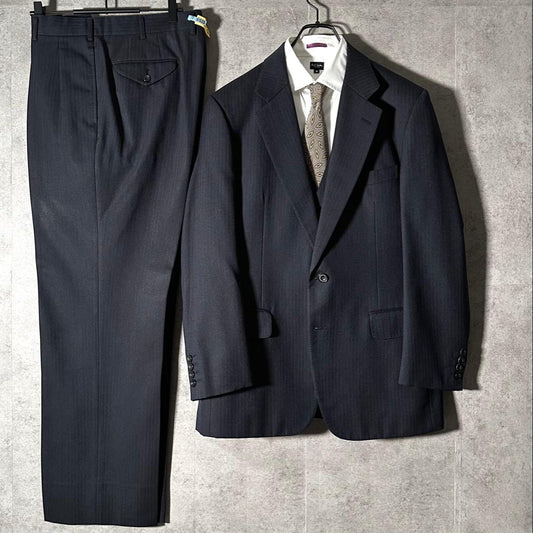 Finest Burberry Setup 3 Piece Suit 90s Vintage Sanyo Shokai