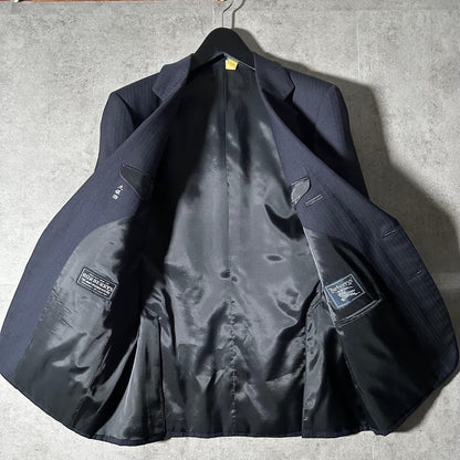 Finest Burberry Setup 3 Piece Suit 90s Vintage Sanyo Shokai