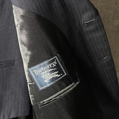 Finest Burberry Setup 3 Piece Suit 90s Vintage Sanyo Shokai