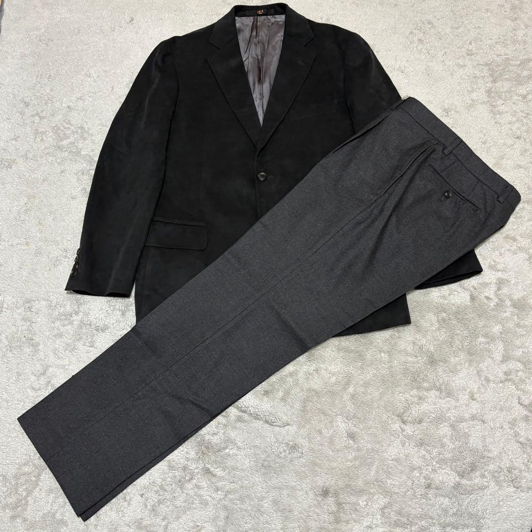 DAKS Setup Suit Suede Jacket Wide Pants BX86