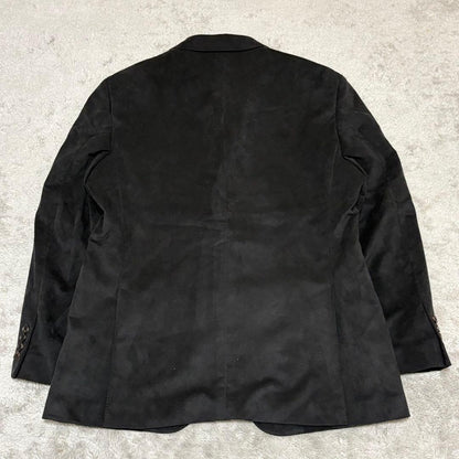 DAKS Setup Suit Suede Jacket Wide Pants BX86