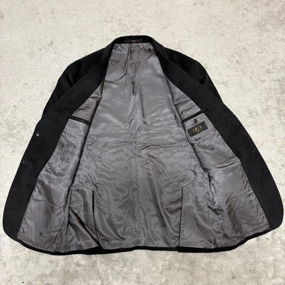 DAKS Setup Suit Suede Jacket Wide Pants BX86