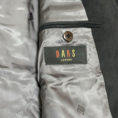 DAKS Setup Suit Suede Jacket Wide Pants BX86