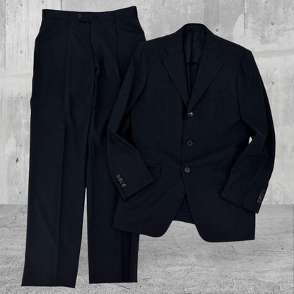Very Good Condition] TOMORROWLAND Suit Setup Loro Piana Black Business