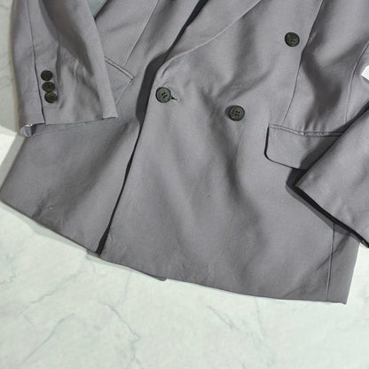 VINTAGE double suit setup 80s 90s purple M~L
