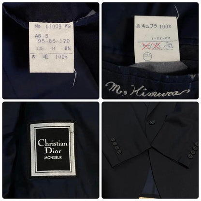 Christian Dior Setup Suit AB-5 Navy L size