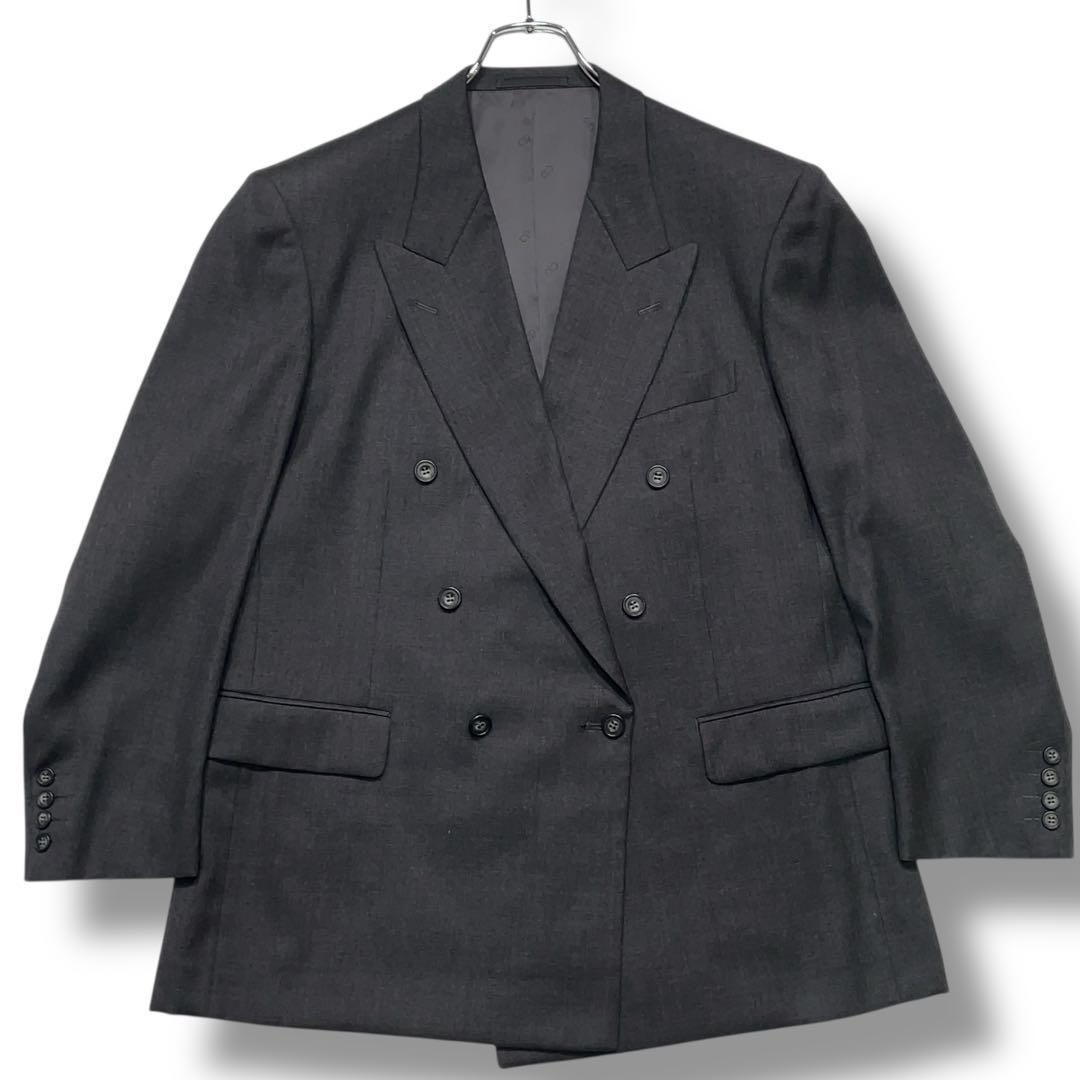 Good Condition Dior Double Suit CD Logo All Over Pattern 90s Vintage Masaki Suda L
