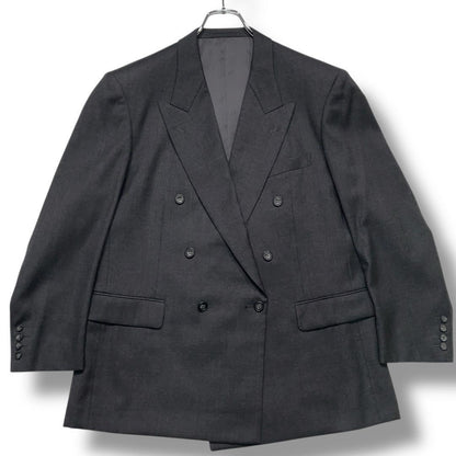Good Condition Dior Double Suit CD Logo All Over Pattern 90s Vintage Masaki Suda L