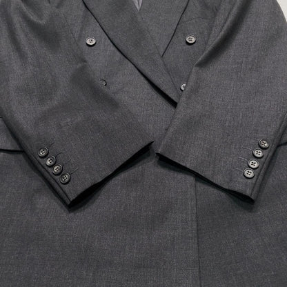 Good Condition Dior Double Suit CD Logo All Over Pattern 90s Vintage Masaki Suda L