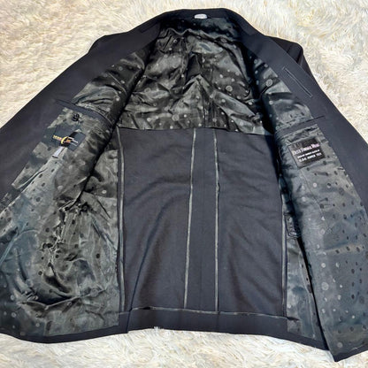 [100% Wool x Black Formal Suit] Beautiful Double Setup Mourning Clothes Formal Clothes L
