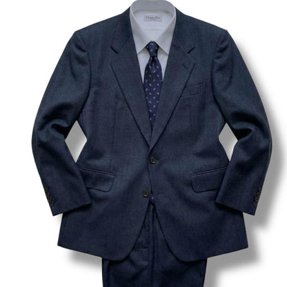 90’s Christian Dior Monsieur Suit AB6 One Tuck Navy