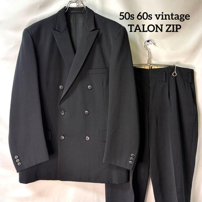 50s60s vintage suits TALON rockabilly extra thick black