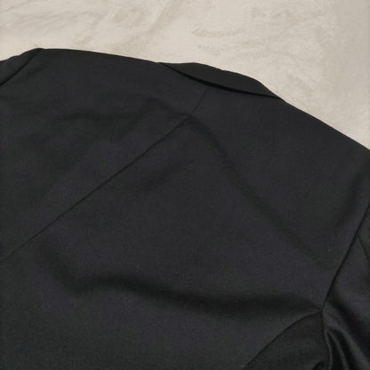 [Cleaned] Armani suit top and bottom set, black, M equivalent, suit cover included