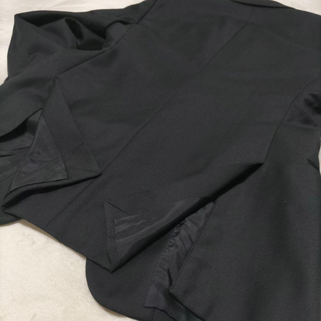 [Cleaned] Armani suit top and bottom set, black, M equivalent, suit cover included