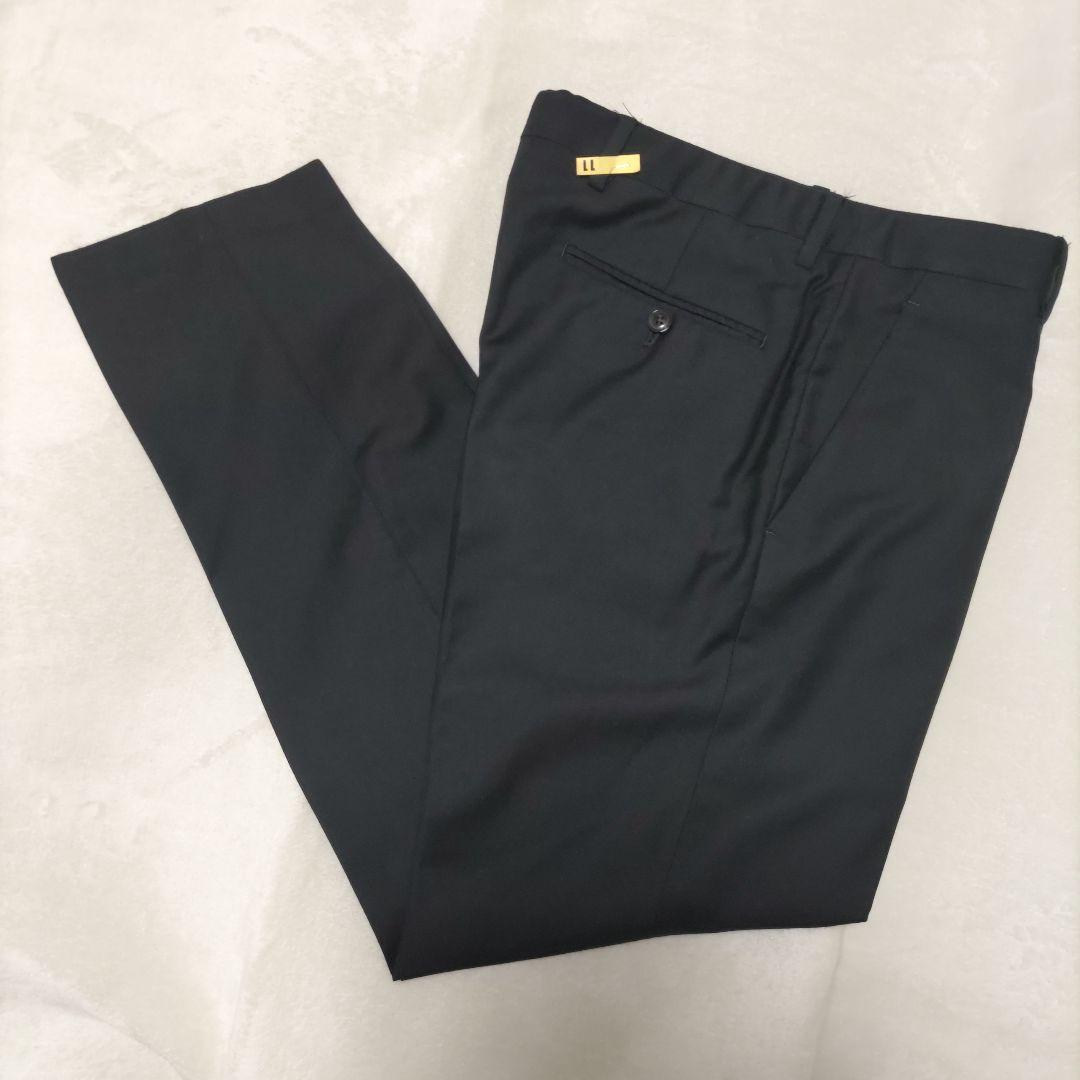 [Cleaned] Armani suit top and bottom set, black, M equivalent, suit cover included